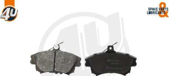 4U Autoparts 22855VL - Brake Pad Set, disc brake autospares.lv