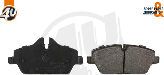 4U Autoparts 22356MI - Brake Pad Set, disc brake autospares.lv