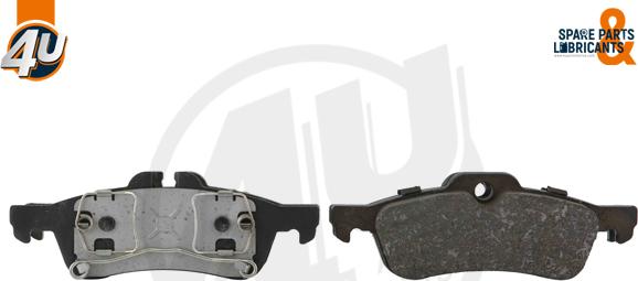 4U Autoparts 22350MI - Brake Pad Set, disc brake autospares.lv