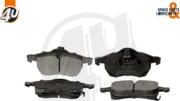 4U Autoparts 22306OP - Brake Pad Set, disc brake autospares.lv