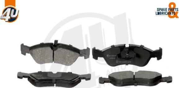 4U Autoparts 22301OP - Brake Pad Set, disc brake autospares.lv