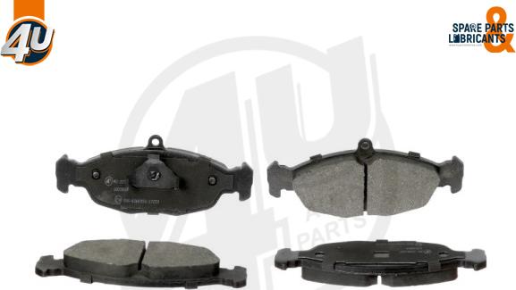 4U Autoparts 22303OP - Brake Pad Set, disc brake autospares.lv