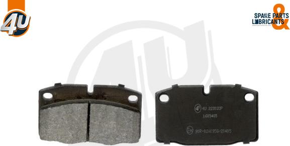 4U Autoparts 22302OP - Brake Pad Set, disc brake autospares.lv