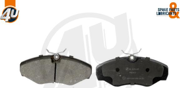 4U Autoparts 22311OP - Brake Pad Set, disc brake autospares.lv