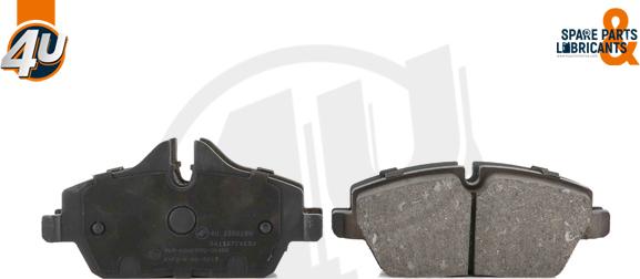 4U Autoparts 22261BW - Brake Pad Set, disc brake autospares.lv