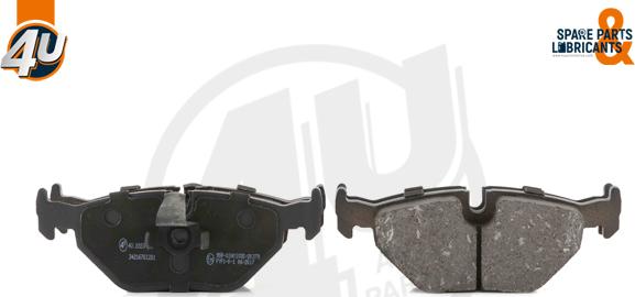 4U Autoparts 22234BW - Brake Pad Set, disc brake autospares.lv