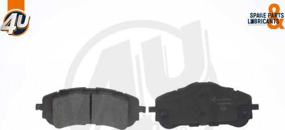 4U Autoparts 22790PU - Brake Pad Set, disc brake autospares.lv