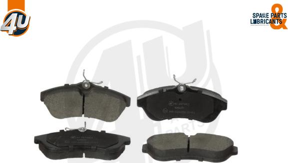 4U Autoparts 22744CI - Brake Pad Set, disc brake autospares.lv