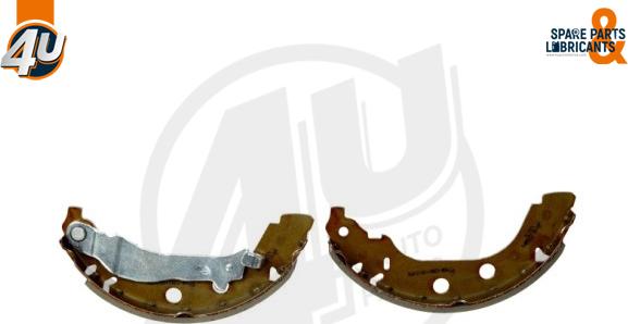 4U Autoparts 22788PU - Brake Shoe Set autospares.lv