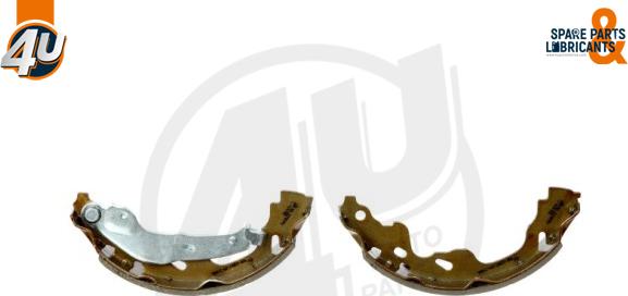 4U Autoparts 22787PU - Brake Shoe Set autospares.lv