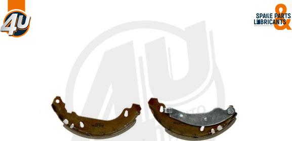 4U Autoparts 22779PU - Brake Shoe Set autospares.lv