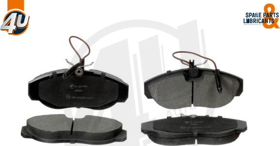 4U Autoparts 22774PU - Brake Pad Set, disc brake autospares.lv