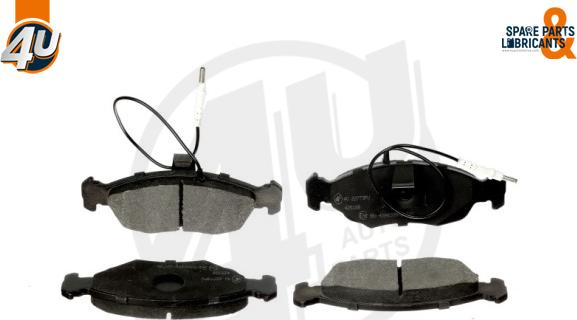 4U Autoparts 22773PU - Brake Pad Set, disc brake autospares.lv