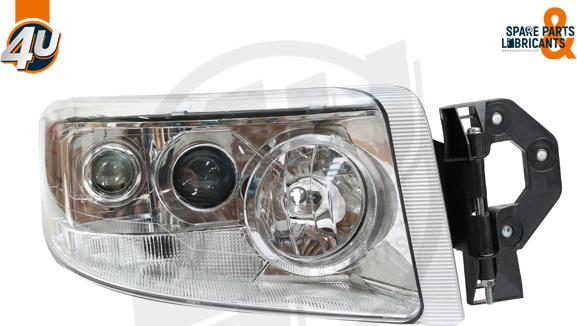 4U Autoparts 27906RN - Headlight autospares.lv