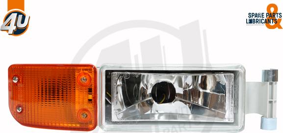 4U Autoparts 27550MN - Fog Light autospares.lv