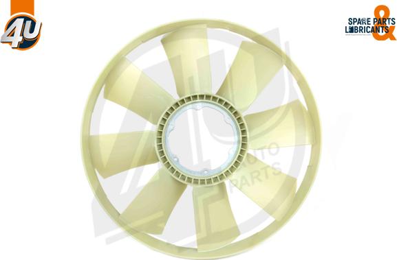 4U Autoparts 27104DF - Fan Wheel, engine cooling autospares.lv