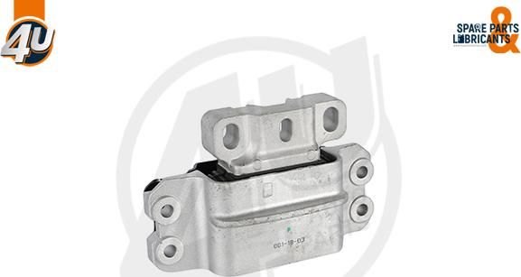 4U Autoparts U02296 - Mounting, automatic transmission autospares.lv