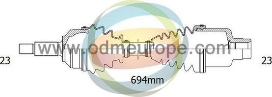 4X4 ESTANFI EST-18-293010 - Drive Shaft autospares.lv