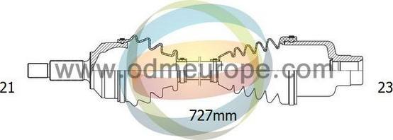 4X4 ESTANFI EST-18-292480 - Drive Shaft autospares.lv