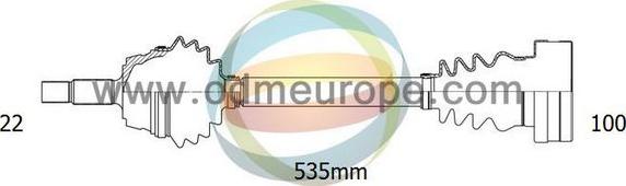 4X4 ESTANFI EST-18-211300 - Drive Shaft autospares.lv