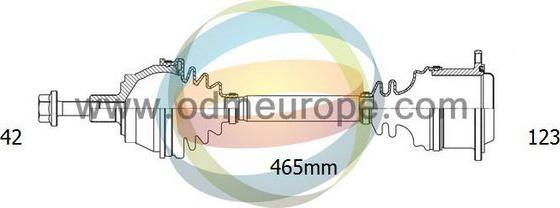 4X4 ESTANFI EST-18-213190 - Drive Shaft autospares.lv