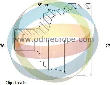 4X4 ESTANFI EST-12-211921 - Joint Kit, drive shaft autospares.lv