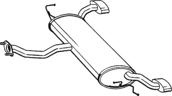 4X4 ESTANFI TDE-80-018 - End Silencer autospares.lv