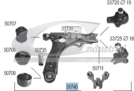 3RG 31740 - Track Control Arm autospares.lv