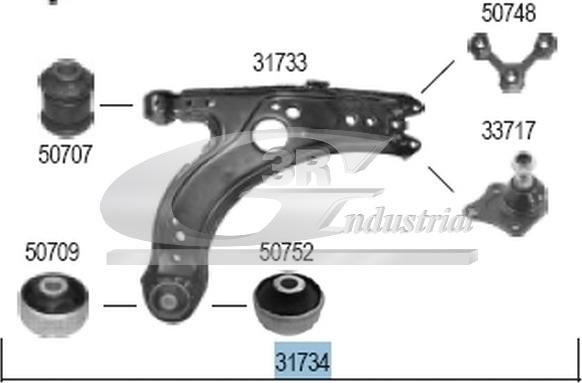 3RG 31734 - Track Control Arm autospares.lv