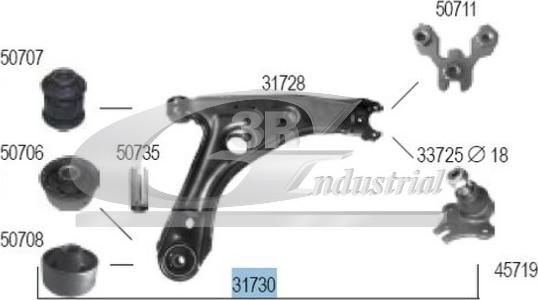 3RG 31730 - Track Control Arm autospares.lv