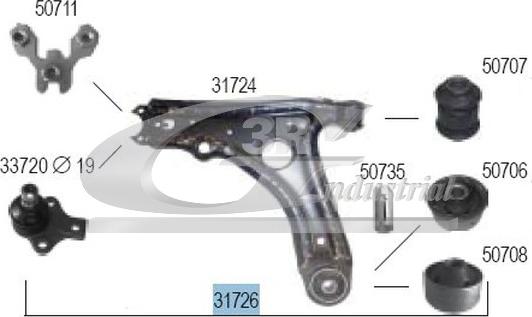 3RG 31726 - Track Control Arm autospares.lv