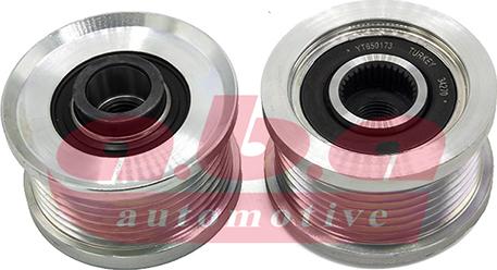 A.B.A YT650173 - Pulley, alternator, freewheel clutch autospares.lv