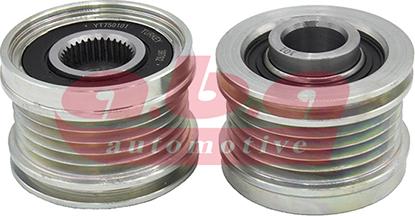 A.B.A YT750101 - Pulley, alternator, freewheel clutch autospares.lv