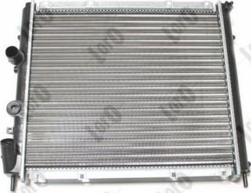 ABAKUS 042-017-0001 - Radiator, engine cooling autospares.lv