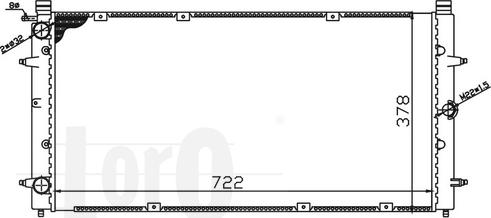 ABAKUS 053-017-0042 - Radiator, engine cooling autospares.lv