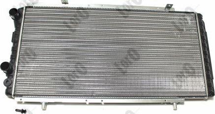 ABAKUS 009-017-0006 - Radiator, engine cooling autospares.lv