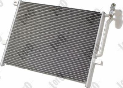 ABAKUS 004-016-0008 - Condenser, air conditioning autospares.lv