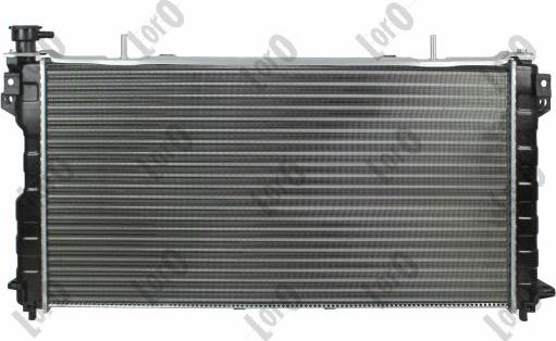 ABAKUS 008-017-0004 - Radiator, engine cooling autospares.lv