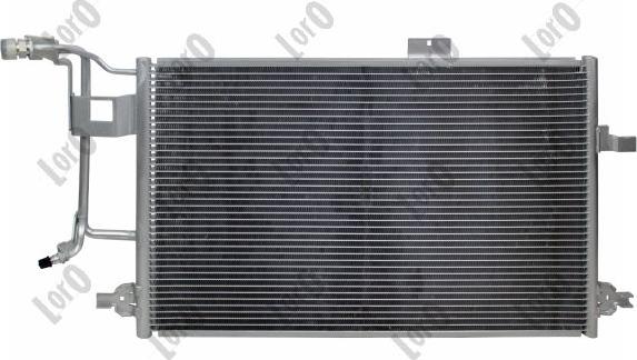 ABAKUS 003-016-0007 - Condenser, air conditioning autospares.lv