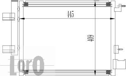 ABAKUS 007-016-0004 - Condenser, air conditioning autospares.lv