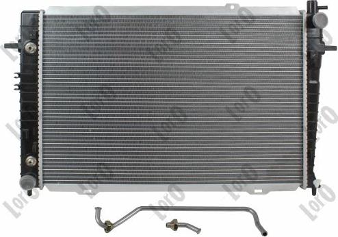 ABAKUS 019-017-0019-B - Radiator, engine cooling autospares.lv