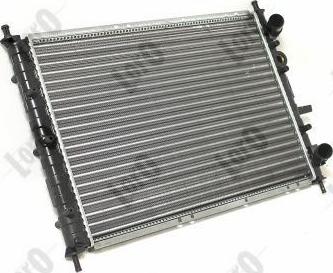 ABAKUS 016-017-0040 - Radiator, engine cooling autospares.lv