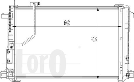 ABAKUS 033-016-0013 - Condenser, air conditioning autospares.lv