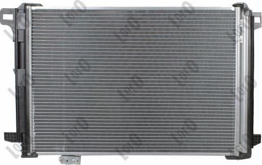 ABAKUS 033-016-0013 - Condenser, air conditioning autospares.lv