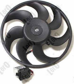 ABAKUS 037-014-0022 - Fan, radiator autospares.lv