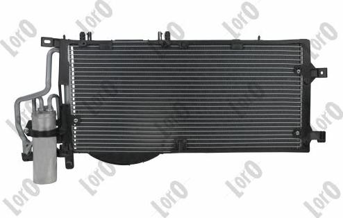 ABAKUS 037-016-0044 - Condenser, air conditioning autospares.lv