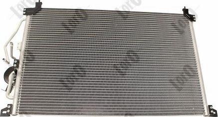 ABAKUS 037-016-0005 - Condenser, air conditioning autospares.lv