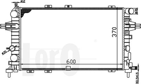 ABAKUS 037-017-0047-B - Radiator, engine cooling autospares.lv