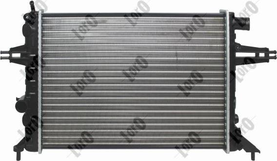 ABAKUS 037-017-0022 - Radiator, engine cooling autospares.lv