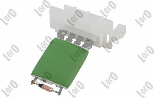 ABAKUS 133-037-008 - Resistor, interior blower autospares.lv